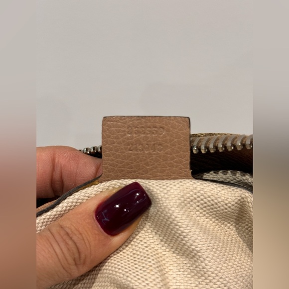 Authentic Pre-Owned Gucci Bamboo Bar Shoulder Bag GG Canvas Medium - Picture 12 of 17